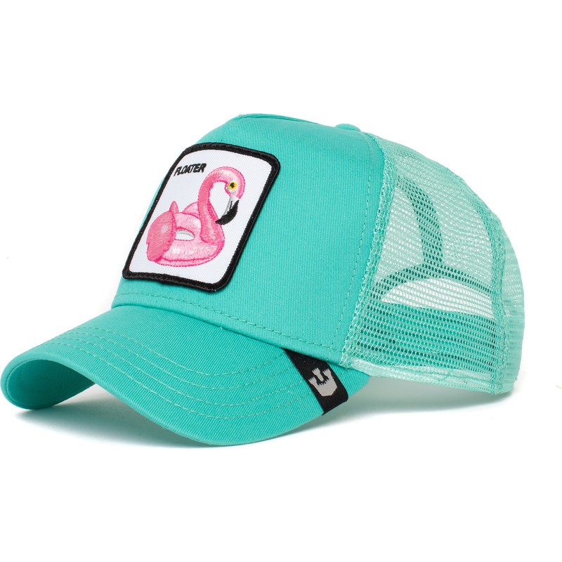 Goorin Bros Flamingo Floater Upper Decker The Farm Blue Trucker Hat