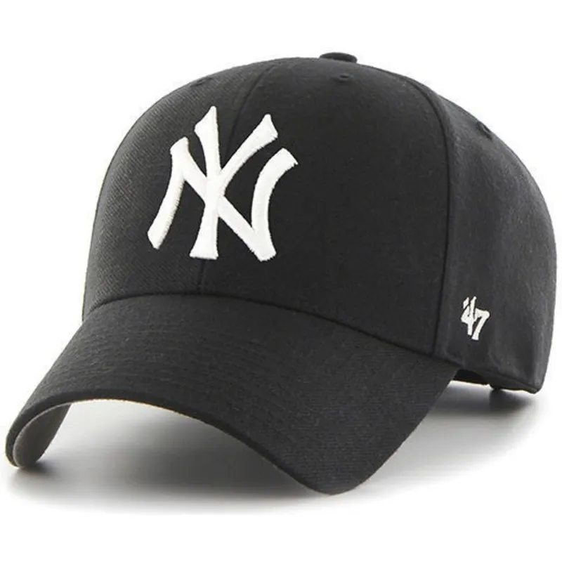 mutzen-gebogen-schwarz-verstellbares-band-fur-kinder-der-new-york-yankees-mlb-von-47-brand mutzen-gebogen-schwarz-verstellbares-band-fur-kinder-der-new-york-yankees-mlb-von-47-brand