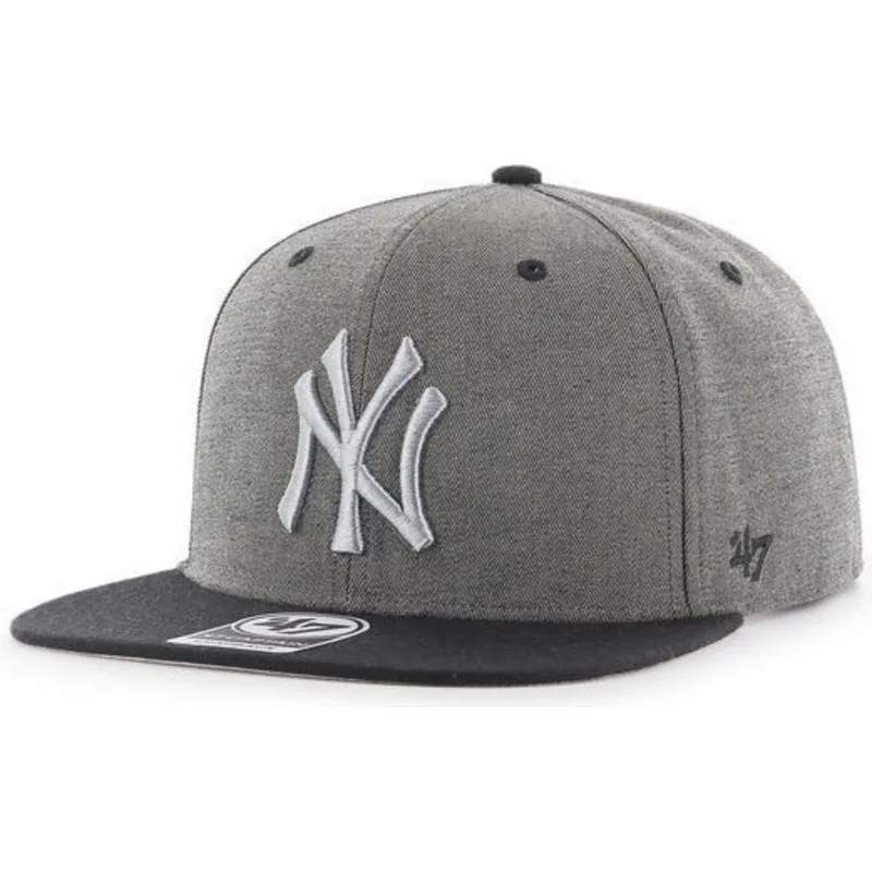 mutzen-flach-grau-snapback-jaspeado-der-new-york-yankees-mlb-von-47-brand