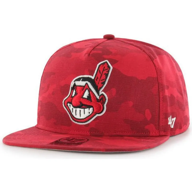 mutzen-flach-tarnung-snapback-der-cleveland-indians-mlb-von-47-brand mutzen-flach-tarnung-snapback-der-cleveland-indians-mlb-von-47-brand