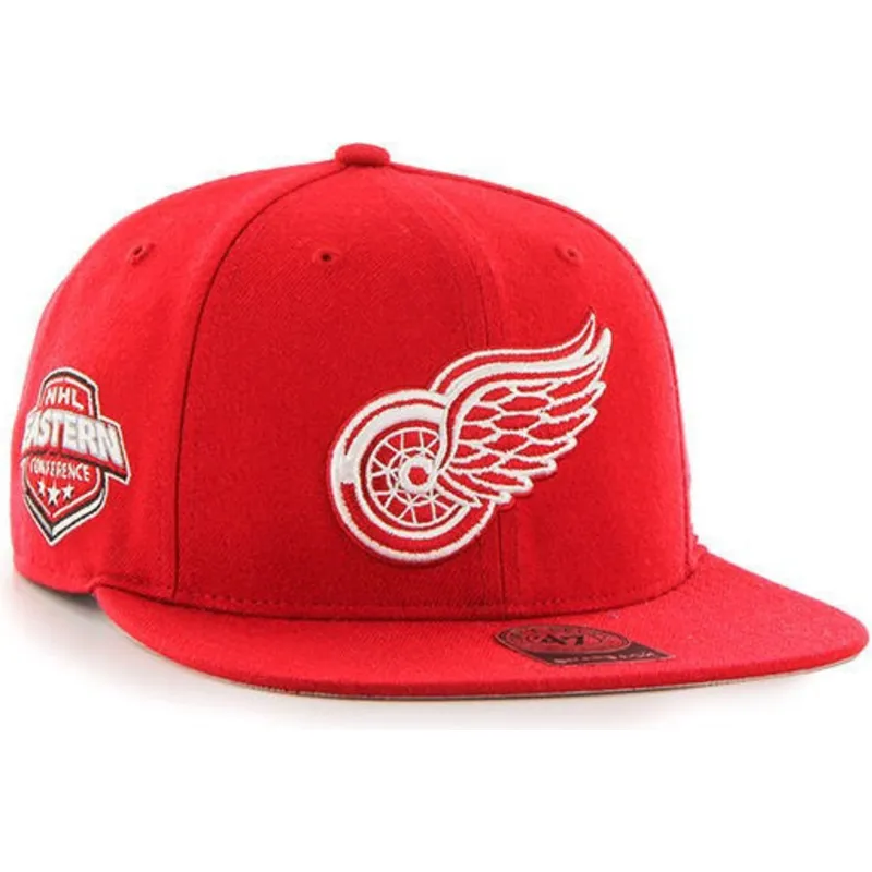 mutzen-flach-rot-snapback-der-detroit-red-wings-nhl-von-47-brand