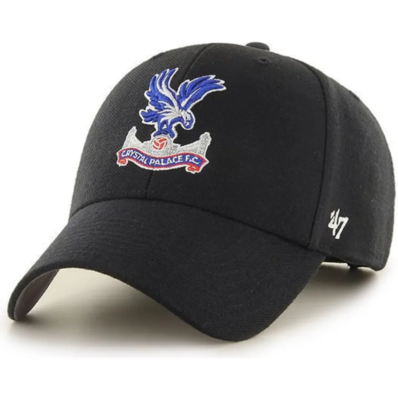 mutzen-gebogen-schwarz-verstellbares-band-de-aguila-der-crystal-palace-football-club-premier-league-von-47-brand mutzen-gebogen-schwarz-verstellbares-band-de-aguila-der-crystal-palace-football-club-premier-league-von-47-brand