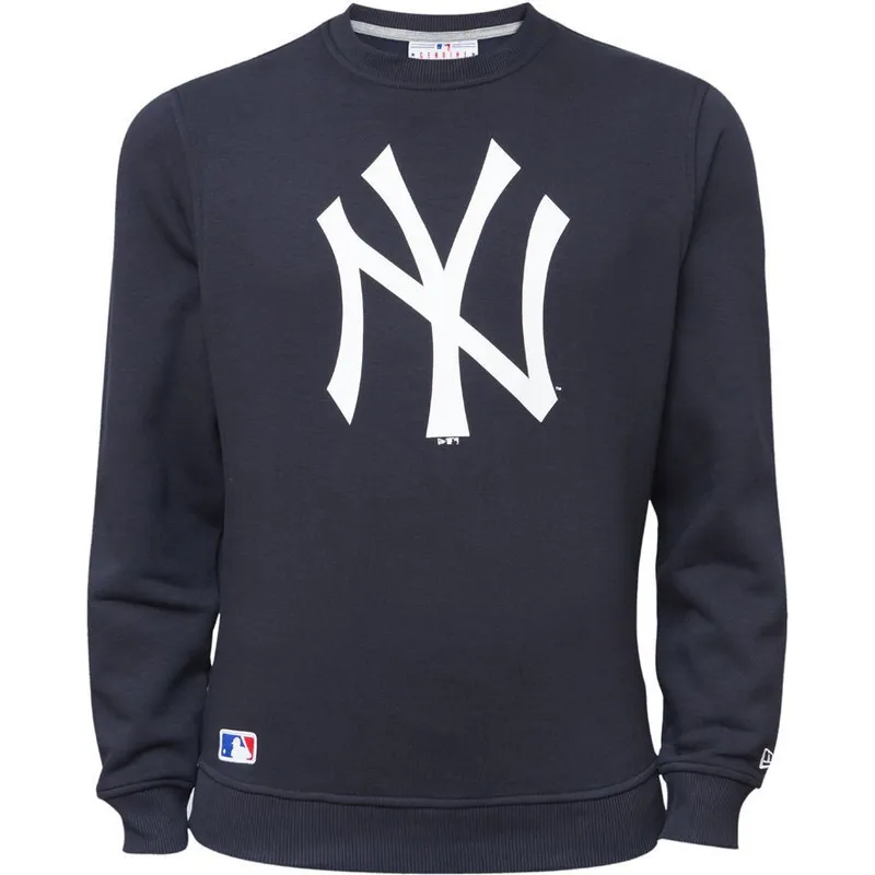 new-era-new-york-yankees-mlb-crew-neck-sweatshirt-in-blau