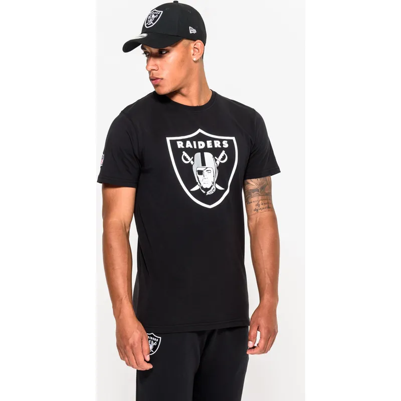 t-shirt-kurzarm-schwarz-de-der-las-vegas-raiders-nfl-von-new-era