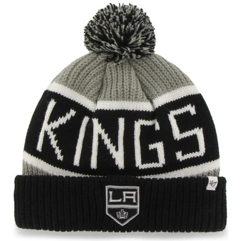 mutzen-pompon-grau-der-los-angeles-kings-nhl-von-47-brand