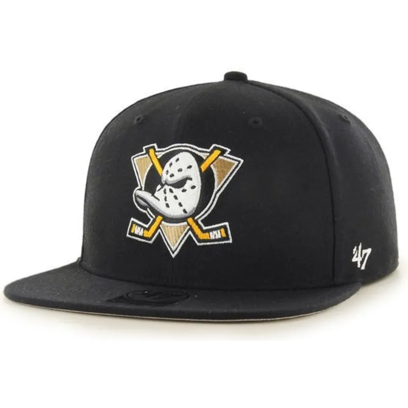 mutzen-flach-schwarz-snapback-der-anaheim-ducks-nhl-von-47-brand