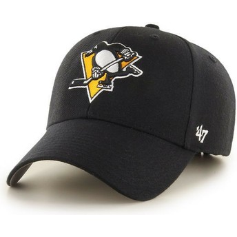47 Brand Curved Brim Pittsburgh Penguins NHL MVP Cap schwarz