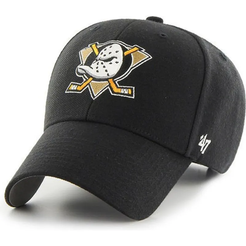 mutzen-gebogen-schwarz-verstellbares-band-der-anaheim-ducks-nhl-von-47-brand