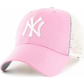 47-brand-new-york-yankees-mlb-rosa-trucker-kappe