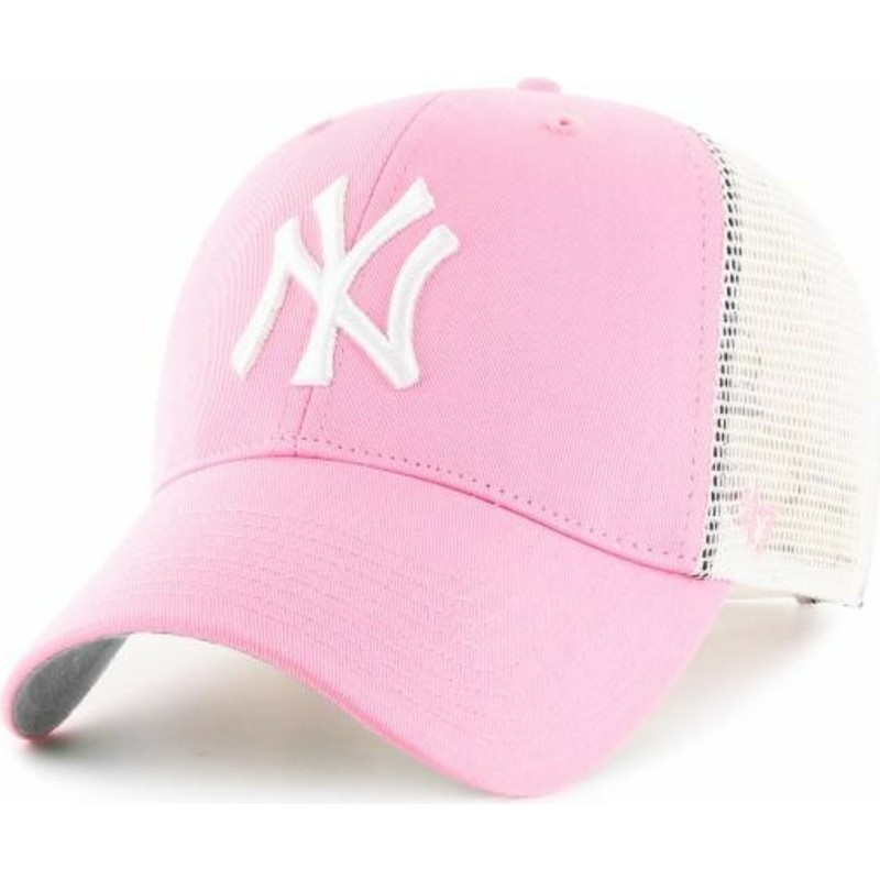 47-brand-new-york-yankees-mlb-trucker-cap-pink