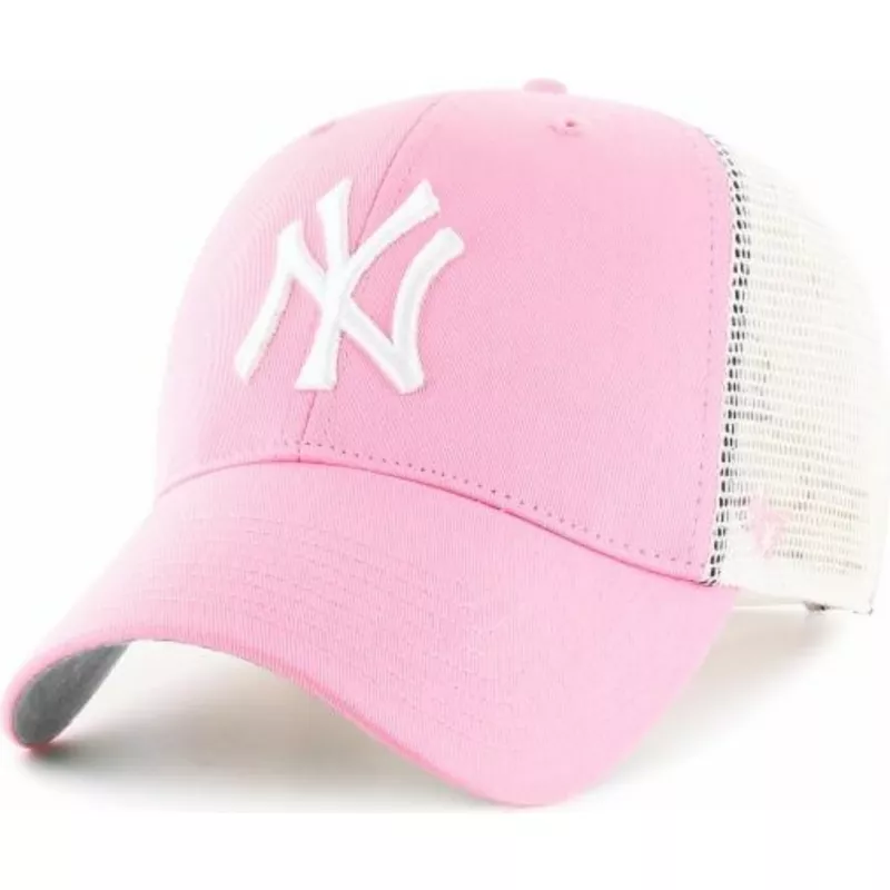 47-brand-new-york-yankees-mlb-trucker-cap-pink