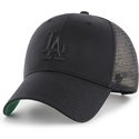 47-brand-schwarzes-logo-los-angeles-dodgers-mlb-mvp-branson-trucker-cap-schwarz