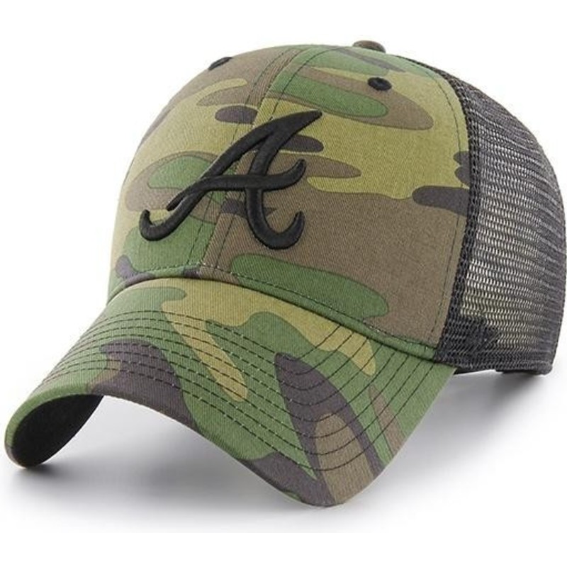 47-brand-schwarzes-logo-atlanta-braves-mlb-mvp-branson-trucker-cap-camo