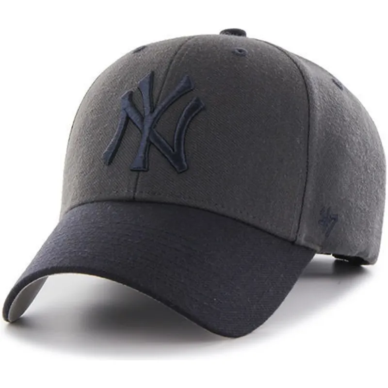 mutzen-gebogen-schwarz-verstellbares-band-der-new-york-yankees-mlb-von-47-brand