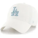mutzen-gebogen-weiss-verstellbares-band-der-los-angeles-dodgers-mlb-von-47-brand