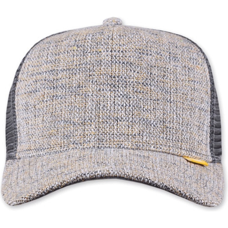 djinns-colorot-linen-mottled-trucker-cap-grau-und-gelb