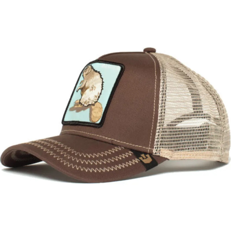 mutzen-gebogen-braun-snapback-the-farm-von-goorin-bros mutzen-gebogen-braun-snapback-the-farm-von-goorin-bros
