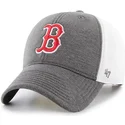 boston-red-sox-mlb-mvp-haskell-graue-kappe-mit-gebogenem-schirm-von-47-brand