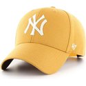 47-brand-curved-brim-new-york-yankees-mlb-mvp-snapback-cap-gelb