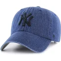 47-brand-new-york-yankees-mlb-clean-up-meadowood-dunkelblaue-cowboy-cap-mit-gebogenem-schirm