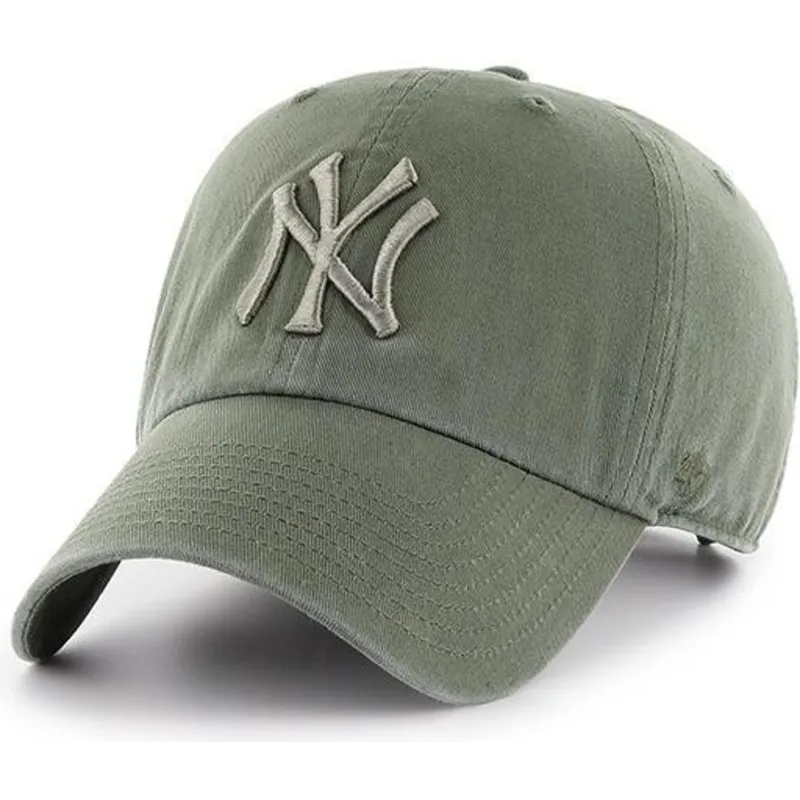 mutzen-gebogen-grun-verstellbares-band-claro-der-new-york-yankees-mlb-von-47-brand