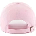 47-brand-curved-brim-weisses-logo-los-angeles-dodgers-mlb-clean-up-cap-pink