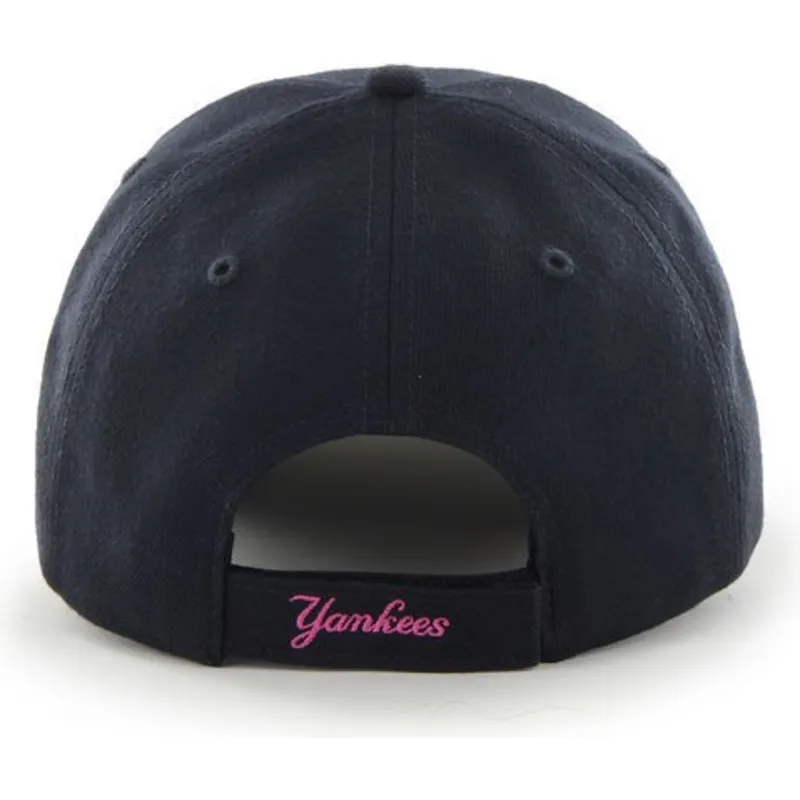 mutzen-gebogen-marineblau-verstellbares-band-rosa-der-new-york-yankees-mlb-von-47-brand