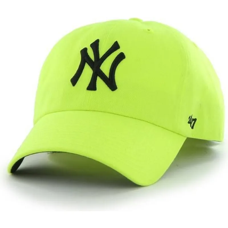 mutzen-gebogen-gelb-verstellbares-band-der-new-york-yankees-mlb-von-47-brand mutzen-gebogen-gelb-verstellbares-band-der-new-york-yankees-mlb-von-47-brand