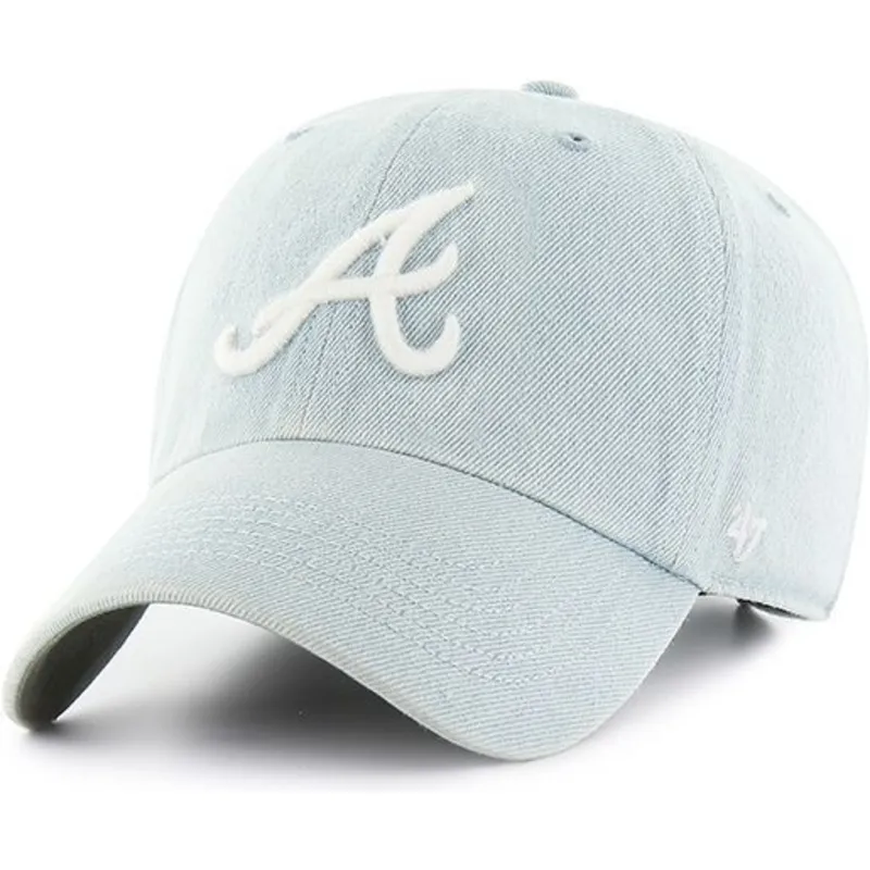 mutzen-gebogen-blau-verstellbares-band-claro-der-atlanta-braves-mlb-von-47-brand mutzen-gebogen-blau-verstellbares-band-claro-der-atlanta-braves-mlb-von-47-brand