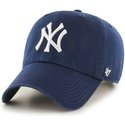 47-brand-curved-brim-new-york-yankees-mlb-clean-up-light-cap-marineblau