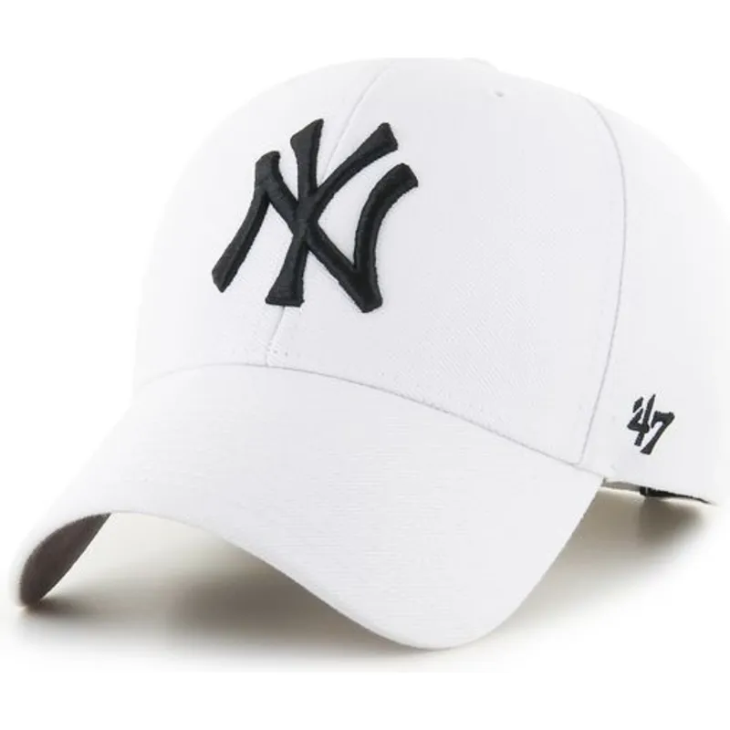 mutzen-gebogen-weiss-snapback-der-new-york-yankees-mlb-von-47-brand