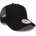 new-era-schwarzes-logo-new-york-yankees-mlb-clean-a-frame-trucker-cap-schwarz