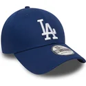 mutzen-gebogen-blau-angepasst-39thirty-essential-der-los-angeles-dodgers-mlb-von-new-era
