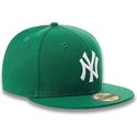 new-era-flat-brim-59fifty-essential-new-york-yankees-mlb-fitted-cap-grun