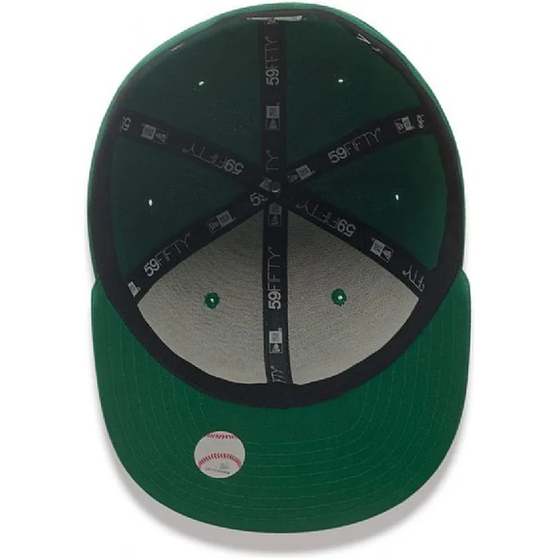 mutzen-flach-grun-angepasst-59fifty-essential-der-new-york-yankees-mlb-von-new-era