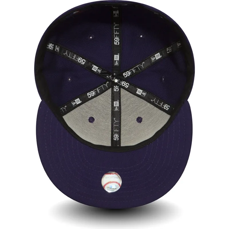 mutzen-flach-violett-angepasst-59fifty-essential-der-new-york-yankees-mlb-von-new-era