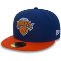 new-era-59fifty-essential-new-york-knicks-nba-blaue-flatbrim-cap