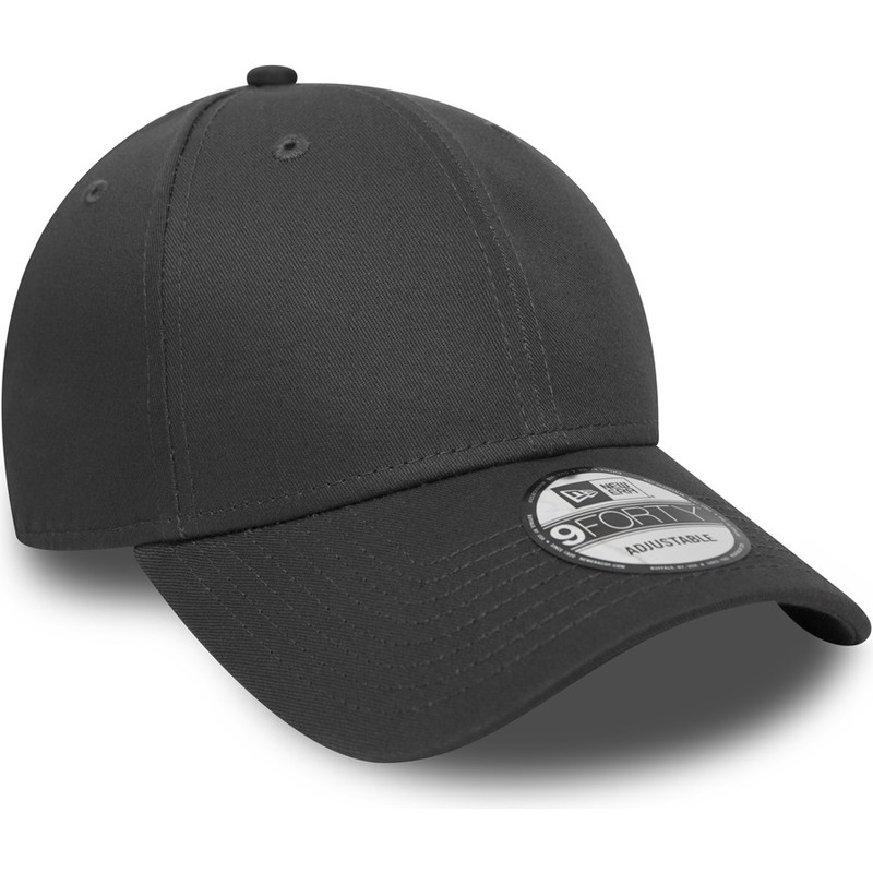 new-era-curved-brim-9forty-basic-flag-stone-adjustable-cap-grau