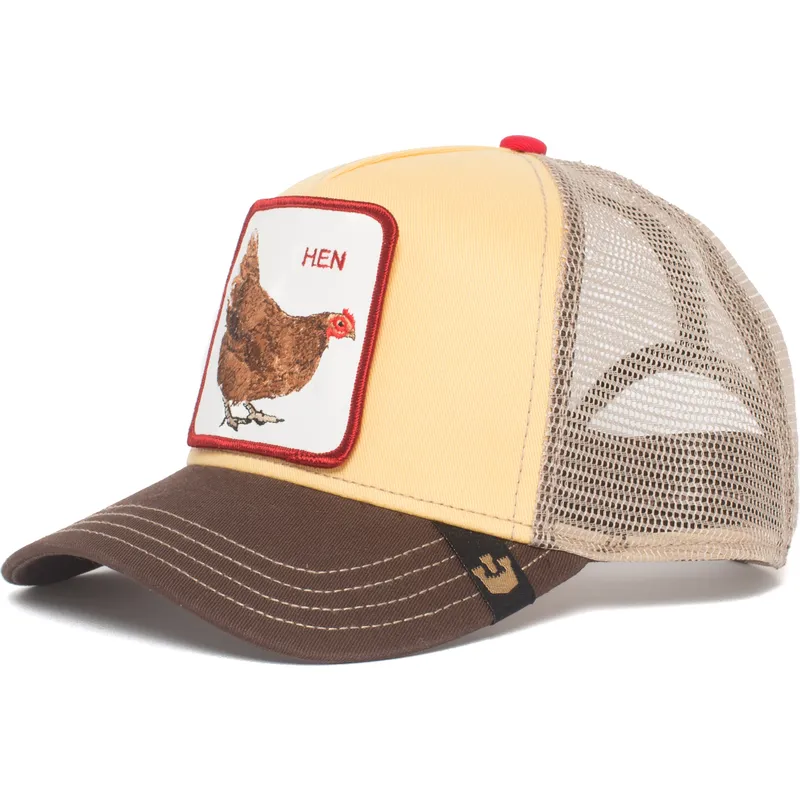 gelbe-trucker-kappe-hen-huhn-von-goorin-bros