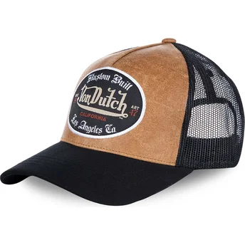 Braune und schwarze GRL Trucker-Kappe von Von Dutch