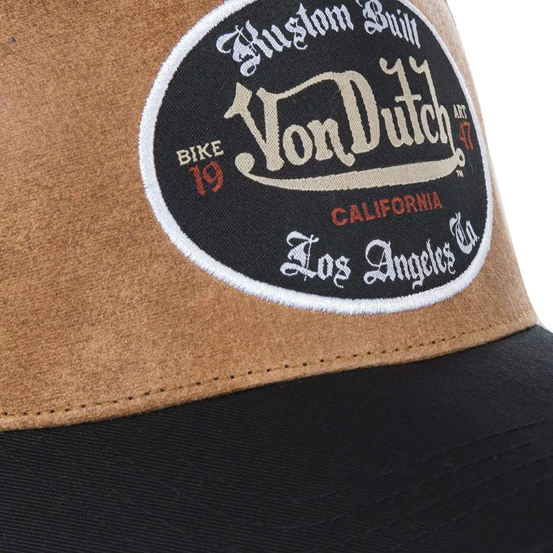 trucker-cap-braun-und-schwarz-grl-von-von-dutch