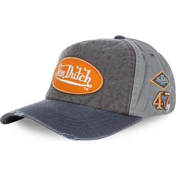 Verstellbare graue Curved Cap JACKGM von Von Dutch