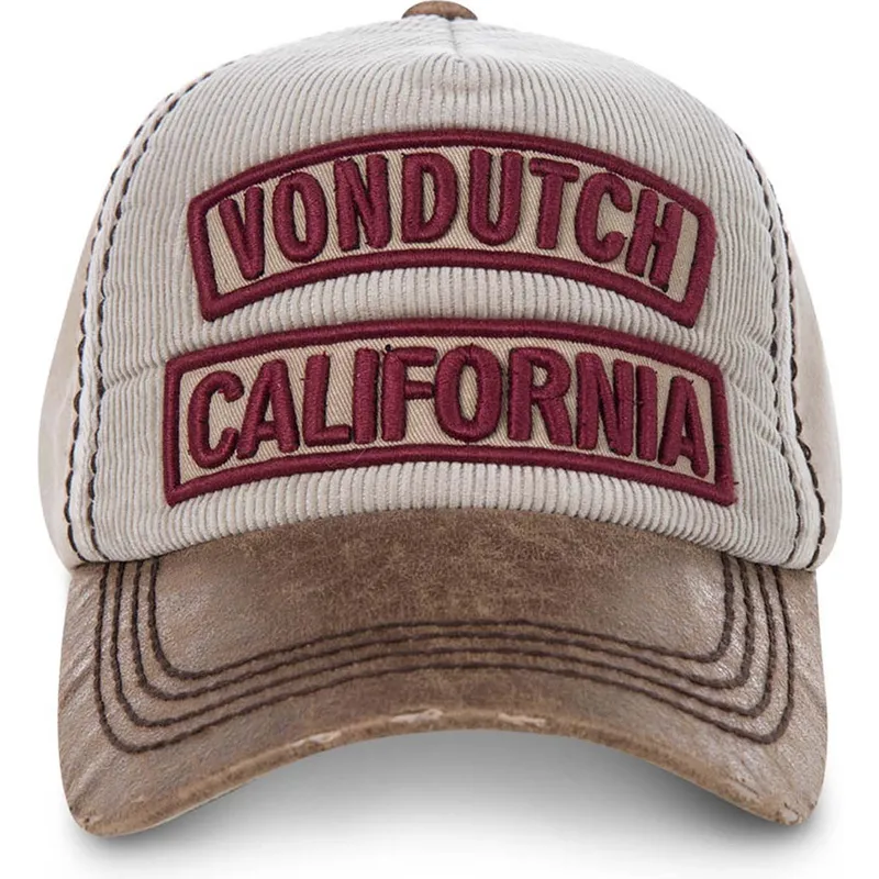mutzen-gebogen-beige-verstellbares-band-von-von-dutch
