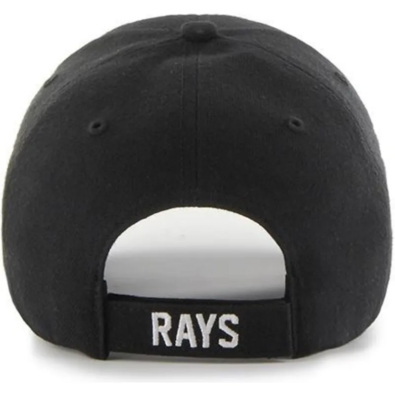 mutzen-gebogen-schwarz-verstellbares-band-der-tampa-bay-rays-mlb-von-47-brand