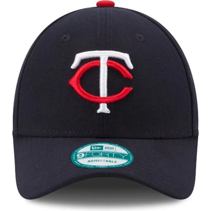 mutzen-gebogen-marineblau-verstellbares-band-9forty-the-league-der-minnesota-twins-mlb-von-new-era