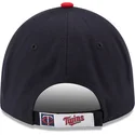 mutzen-gebogen-marineblau-verstellbares-band-9forty-the-league-der-minnesota-twins-mlb-von-new-era