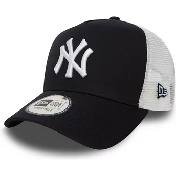 New Era Clean A Frame 2 New York Yankees MLB Trucker Cap marineblau