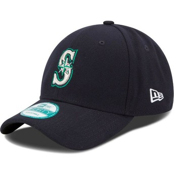 New Era Curved Brim 9FORTY The League Seattle Mariners MLB Adjustable Cap marineblau