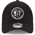 mutzen-gebogen-schwarz-verstellbares-band-9forty-the-league-der-brooklyn-nets-nba-von-new-era