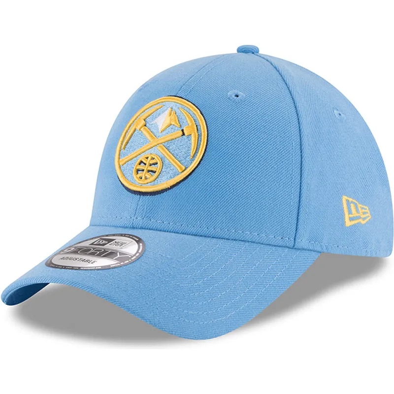 mutzen-gebogen-blau-verstellbares-band-claro-9forty-the-league-der-denver-nuggets-nba-von-new-era